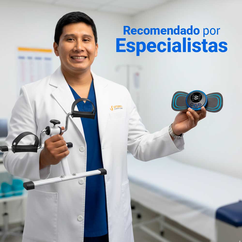 PEDALERA ORTEPEDICA PARA PIERNAS Y BRAZOS | MASAJEADOR MUSCULAR DE REGALO 🎁