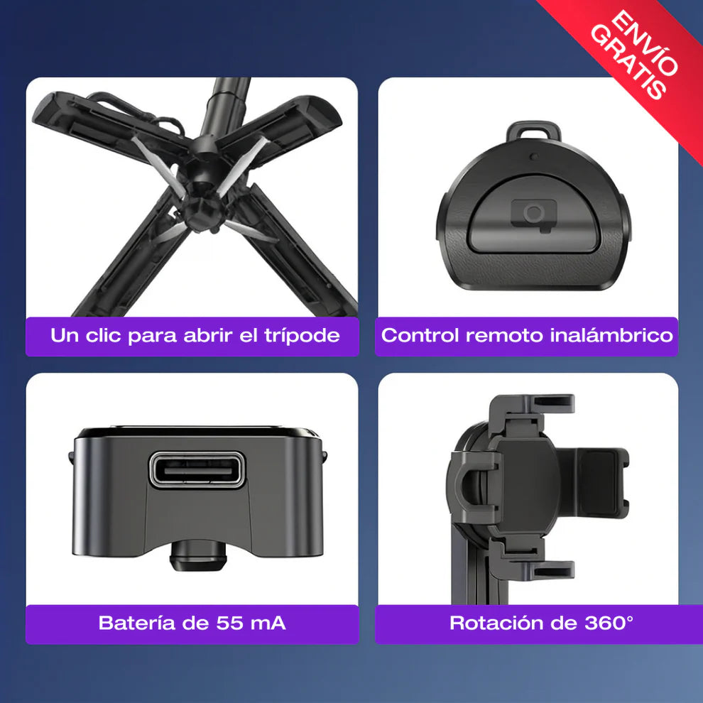SelfiePro 3 en 1 - Incluye Regalo 🎁