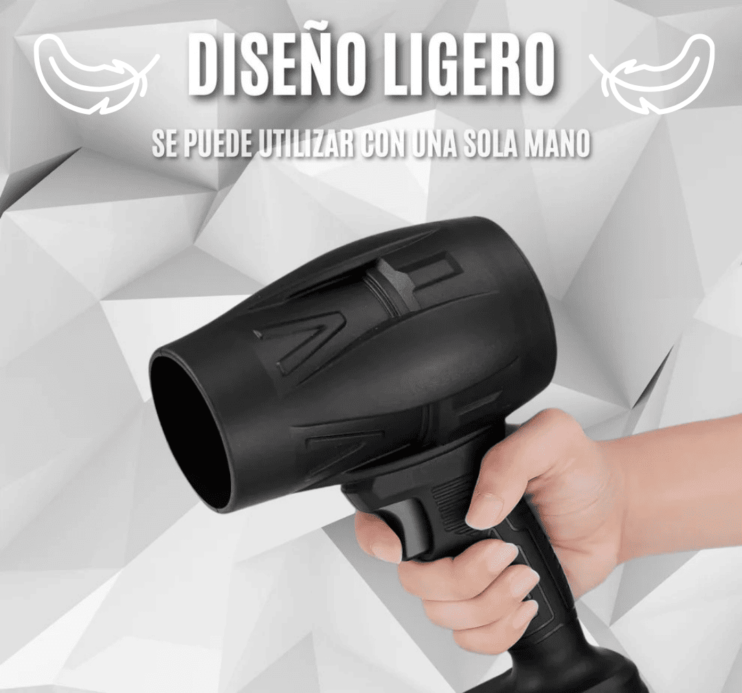TurboSoplador PRO™ 1500W | 2 Baterías + Maletín GRATIS