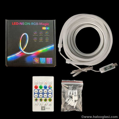 LUCES NEON RGB MAGICO 5MTS- BRILLAN CON RITMO 🎶